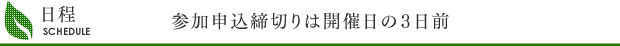 日程